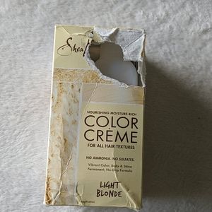 Nwot Shea Moisture color creme. Light Blonde